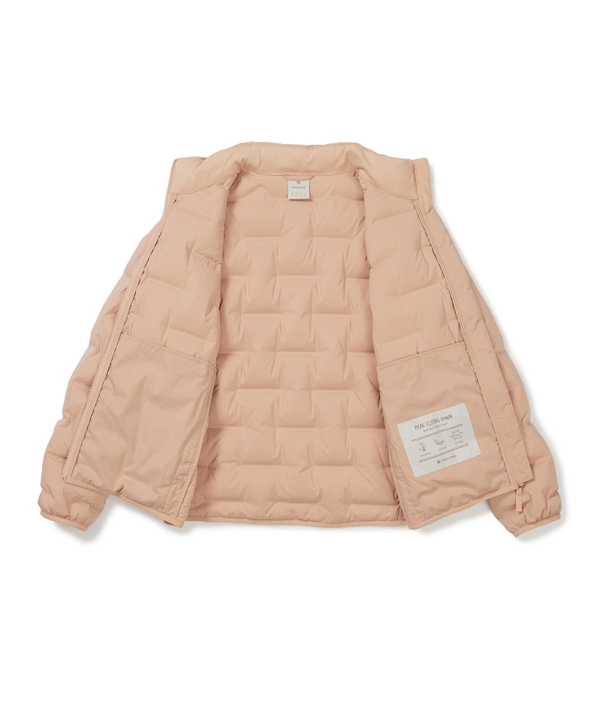 스노우피크 어패럴(SNOWPEAK APPAREL) 웰딩 여성 스탠드넥 다운 자켓 (S24WWTDJ59) Peach