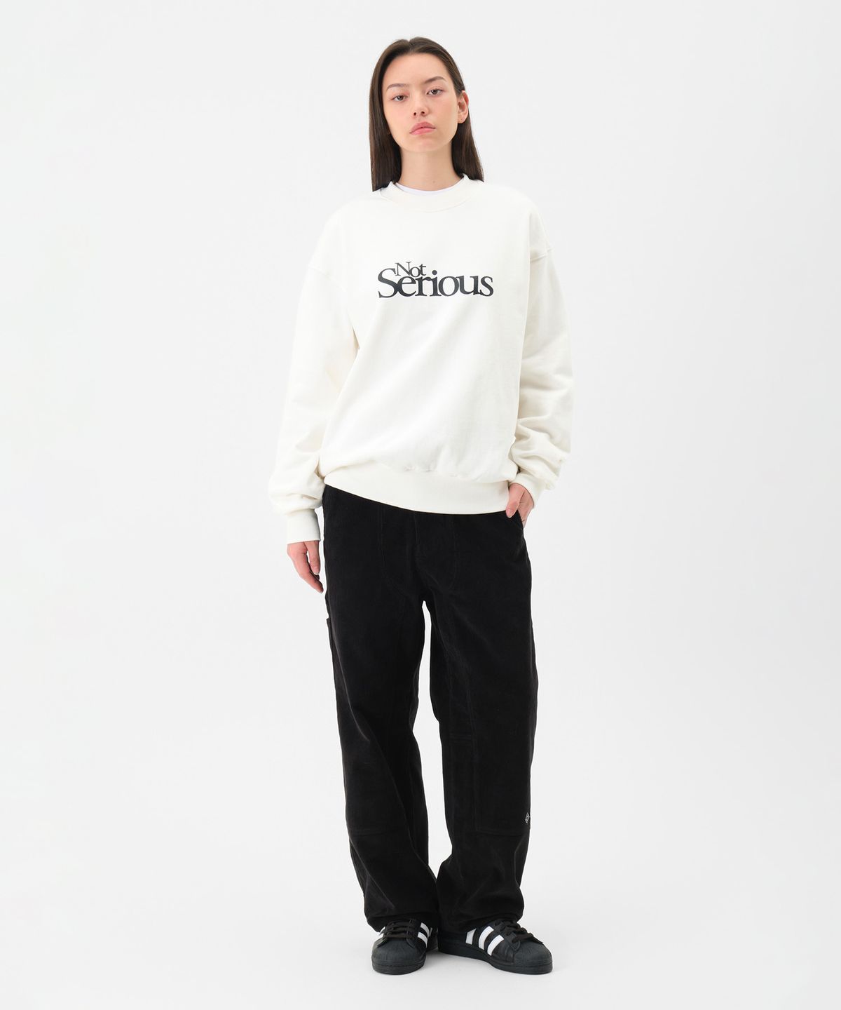 디미토(DIMITO) NS SWEATSHIRT WHITE