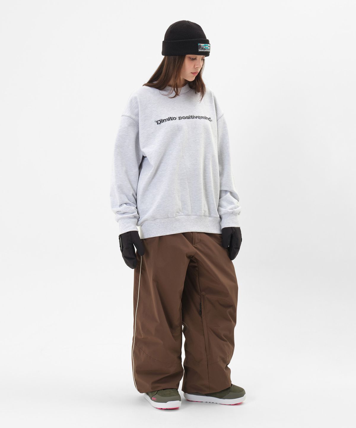 디미토(DIMITO) NATURE SWEATSHIRT HEATHER GREY