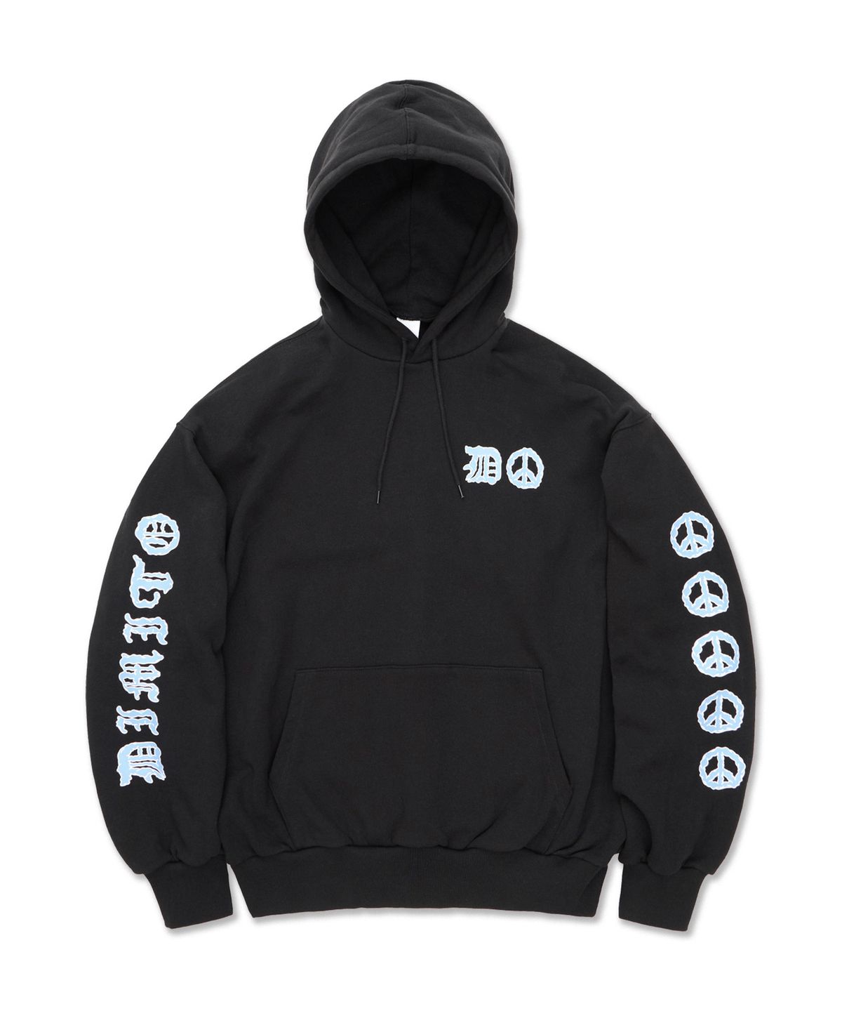 디미토(DIMITO) PEACE HOODIE BLACK