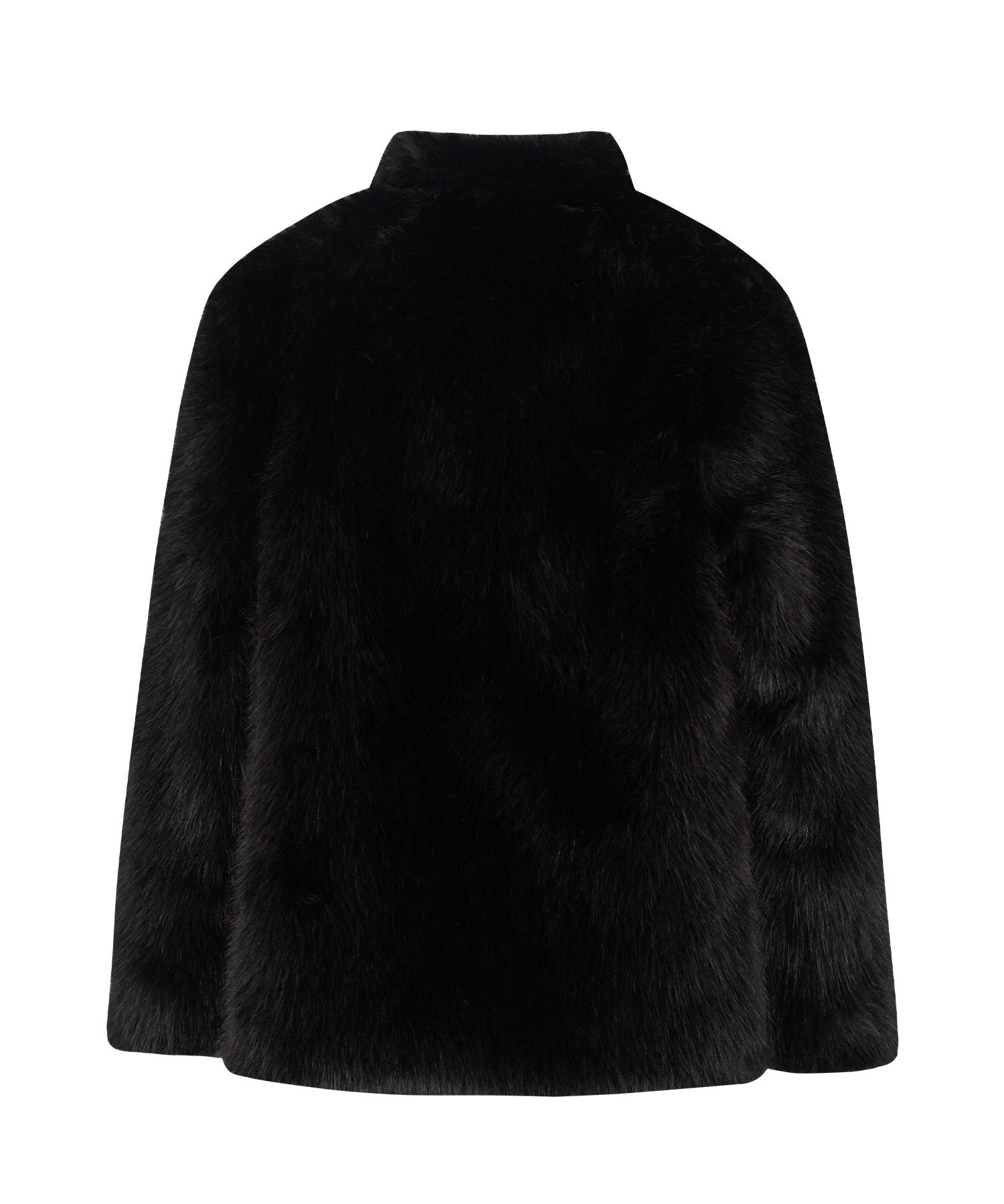 MUSINSA | ILLIGO Shearling fur jacket black