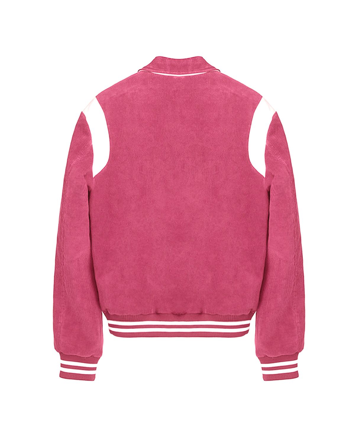 롤링스튜디오(ROLLINGSTUDIOS) CORDUROY VARSITY JACKET PINK