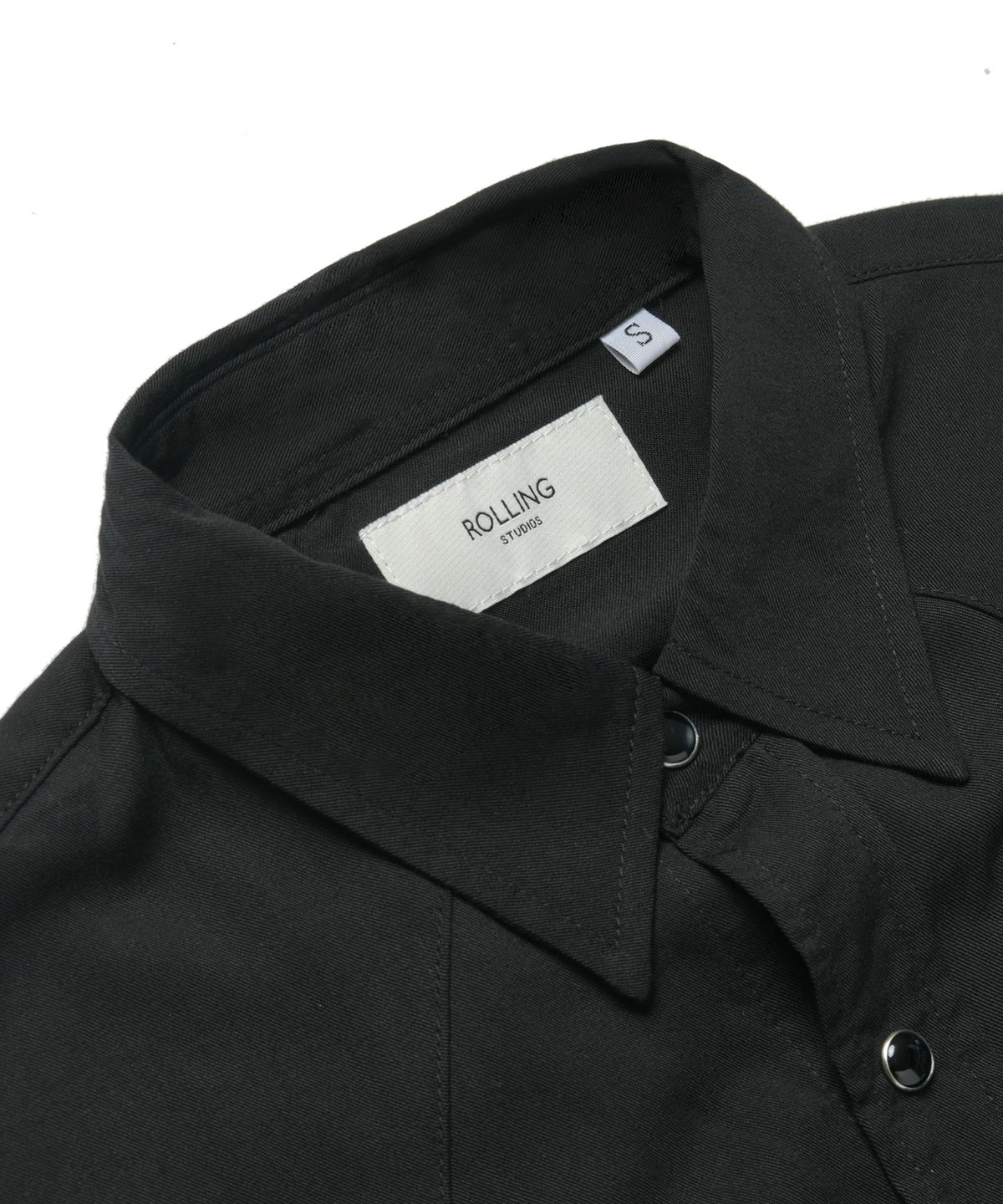 롤링스튜디오(ROLLINGSTUDIOS) WESTERN SHIRT BLACK