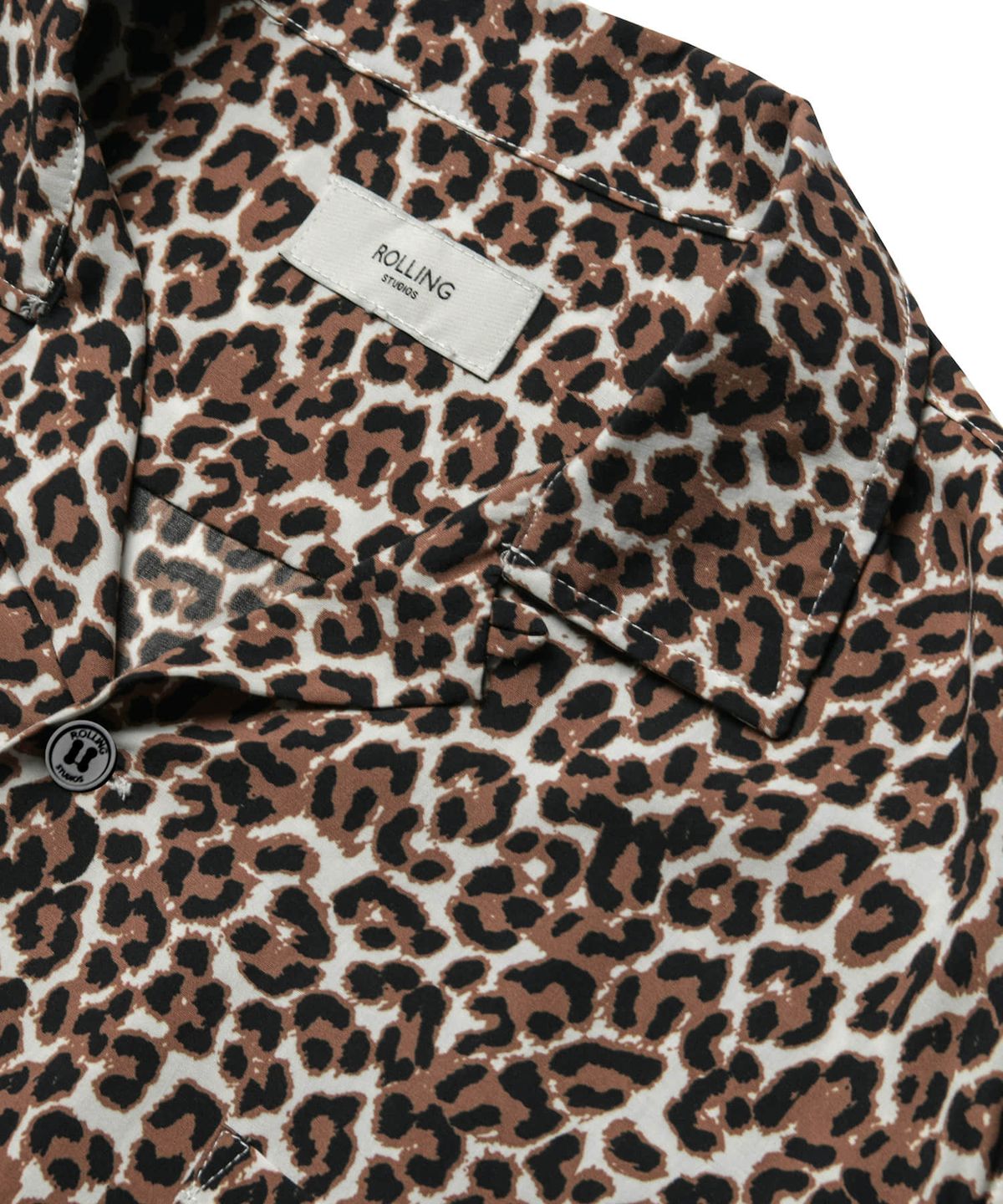 롤링스튜디오(ROLLINGSTUDIOS) HAWAIAN SHIRT LEOPARD