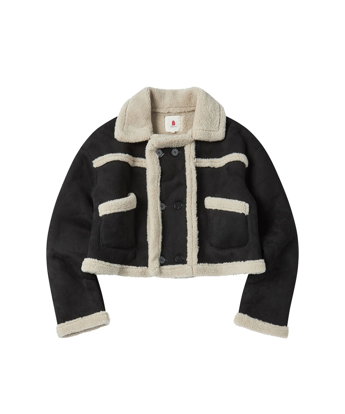 꼬모니노즈(COMONINOZ) W TOM SUEDE JACKET [BLACK]