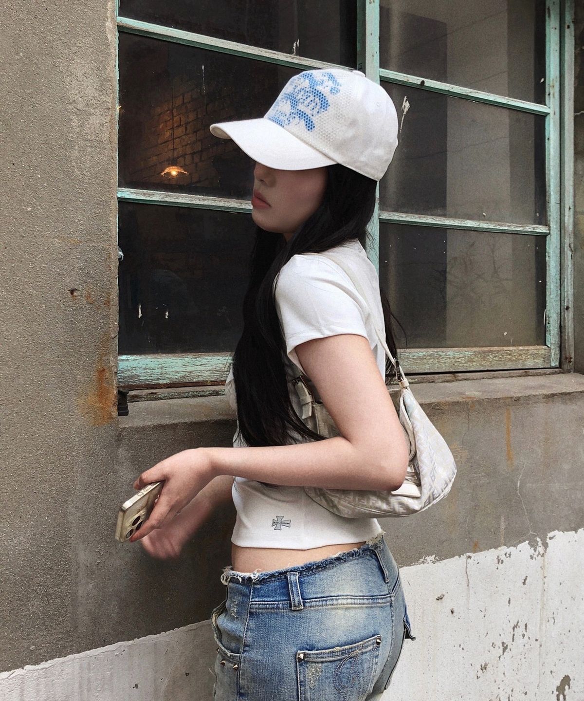 이시옷(ISEOT) Iseot Overmesh Cap_Off White