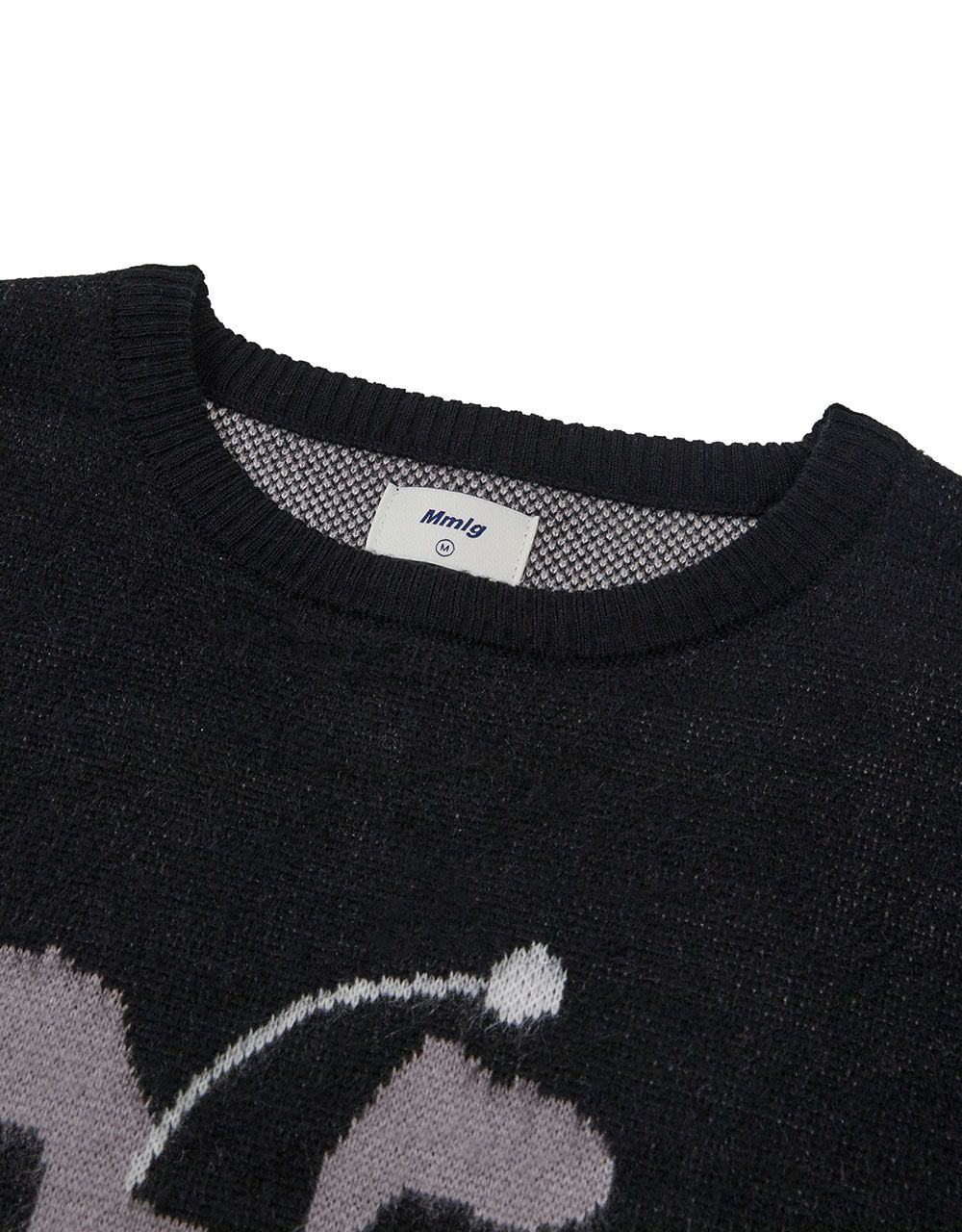 MUSINSA公式 | MMLG [Mmlg] HOLIDAY MELGE KNIT (BLACK)