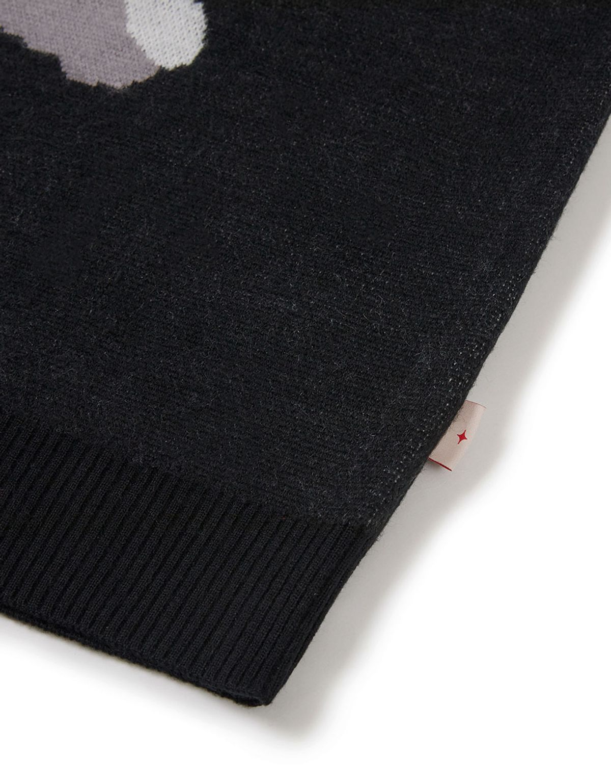 엠엠엘지(MMLG) [Mmlg] HOLIDAY MELGE KNIT (BLACK)