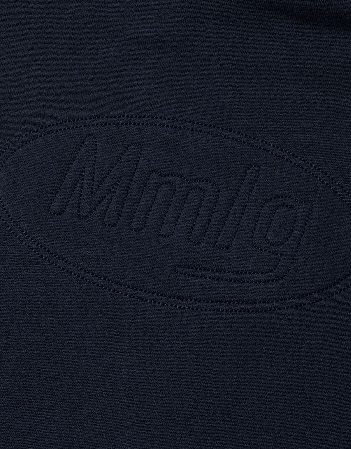 엠엠엘지(MMLG) [Mmlg] STITCH PLAY HOODIE (AUTHENTIC NAVY)