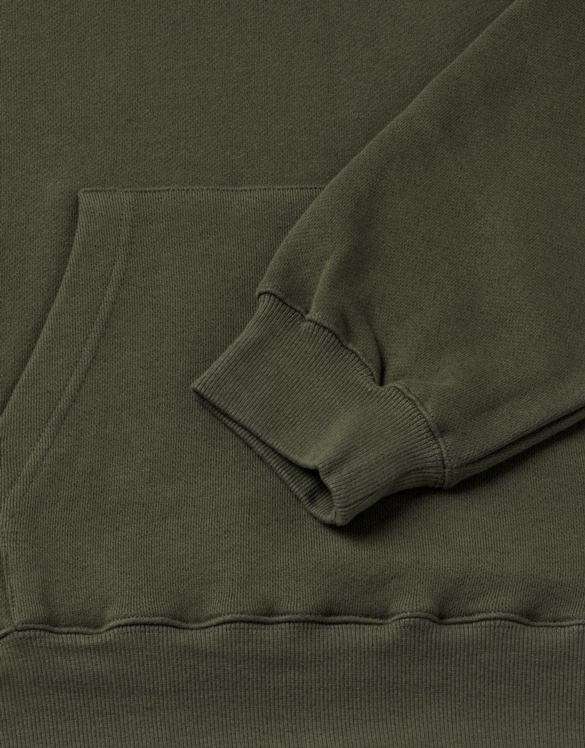 엠엠엘지(MMLG) [Mmlg] STITCH PLAY HOODIE (MOSS KHAKI)