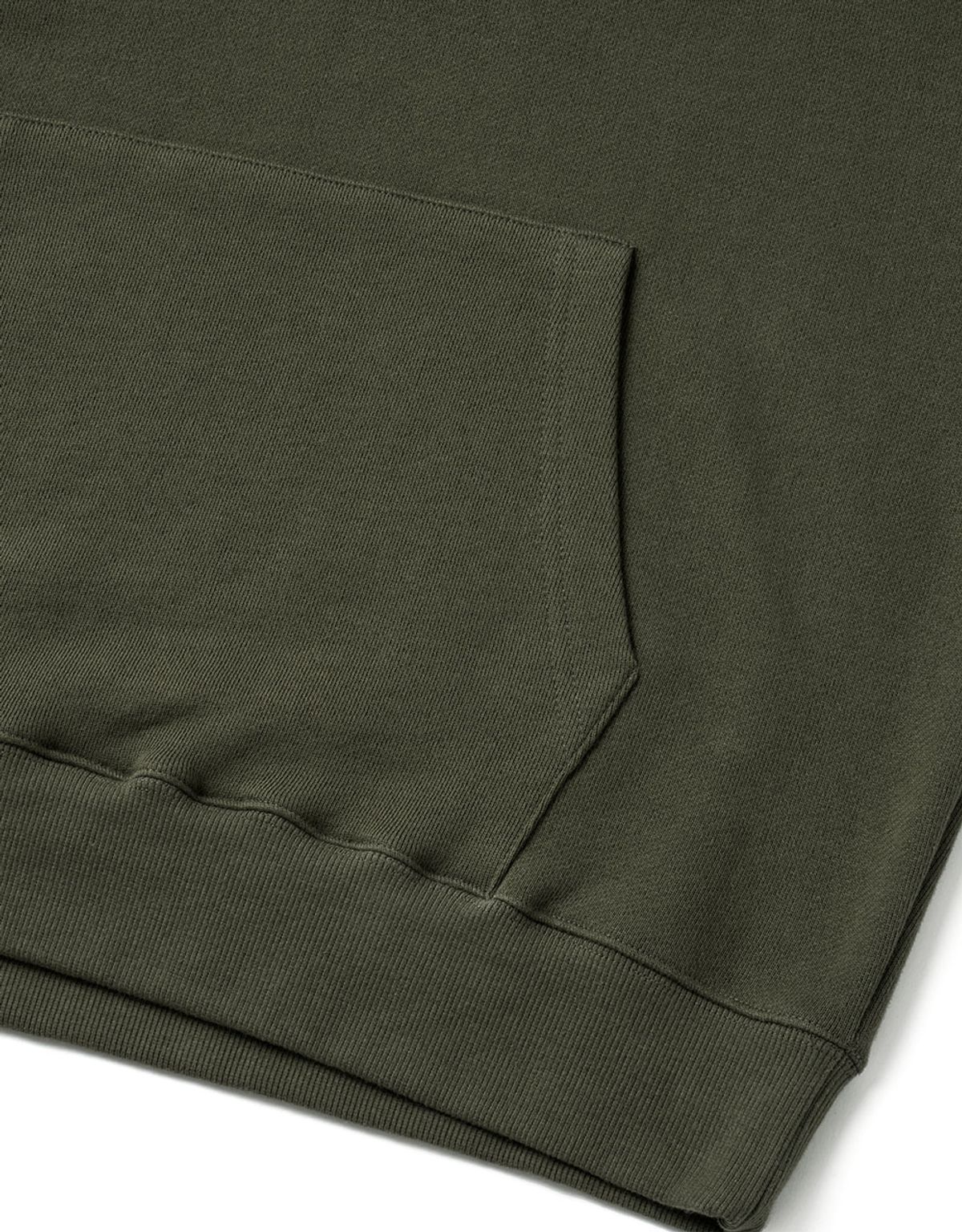 엠엠엘지(MMLG) [Mmlg] STITCH PLAY HOODIE (MOSS KHAKI)