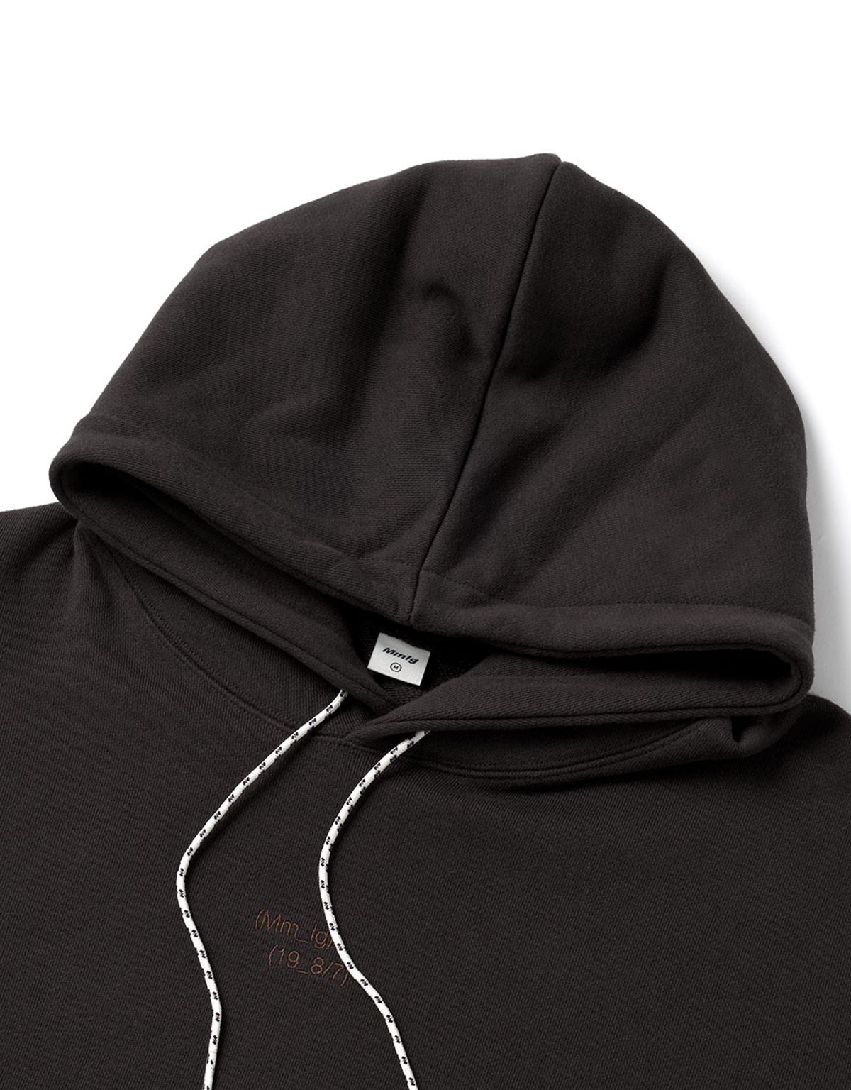엠엠엘지(MMLG) [Mmlg] STITCH PLAY HOODIE (WOODY BROWN)