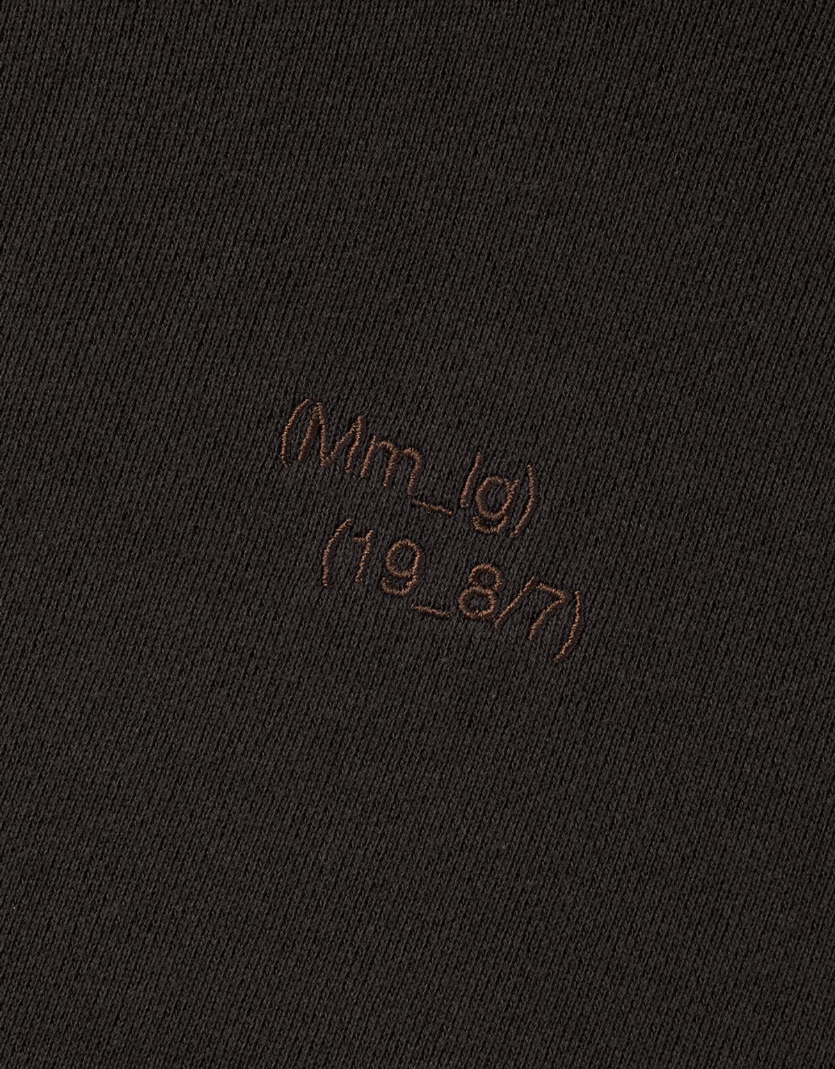 엠엠엘지(MMLG) [Mmlg] STITCH PLAY HOODIE (WOODY BROWN)