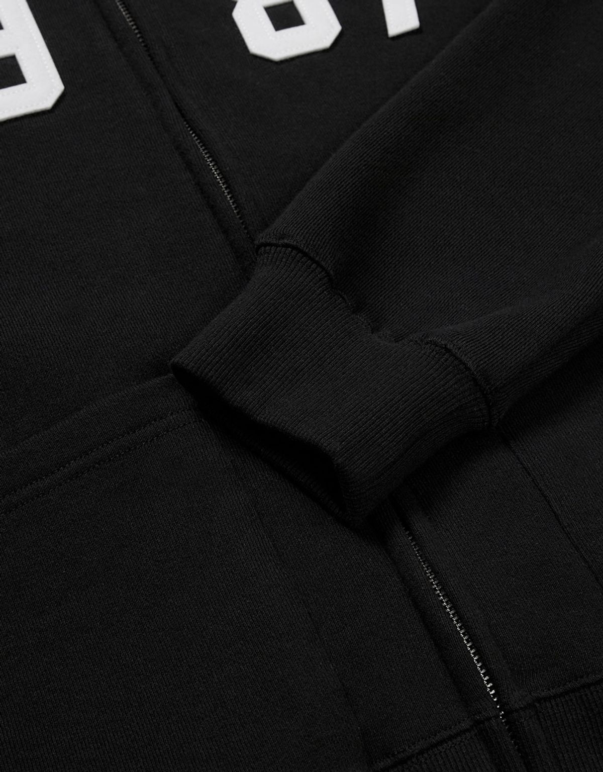 엠엠엘지(MMLG) [Mmlg] CHECK PATTERN HOOD ZIPUP (EVERY BLACK)