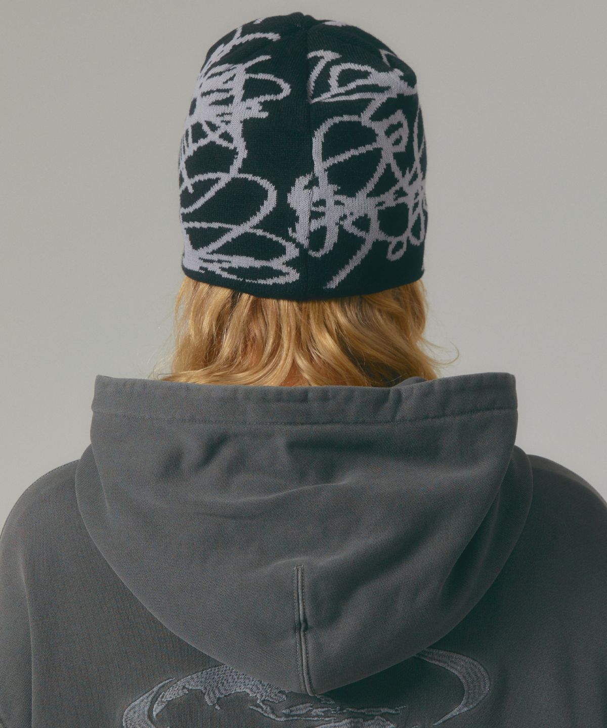 엘엠씨(LMC) FLOWER UNCUFFED BEANIE gray