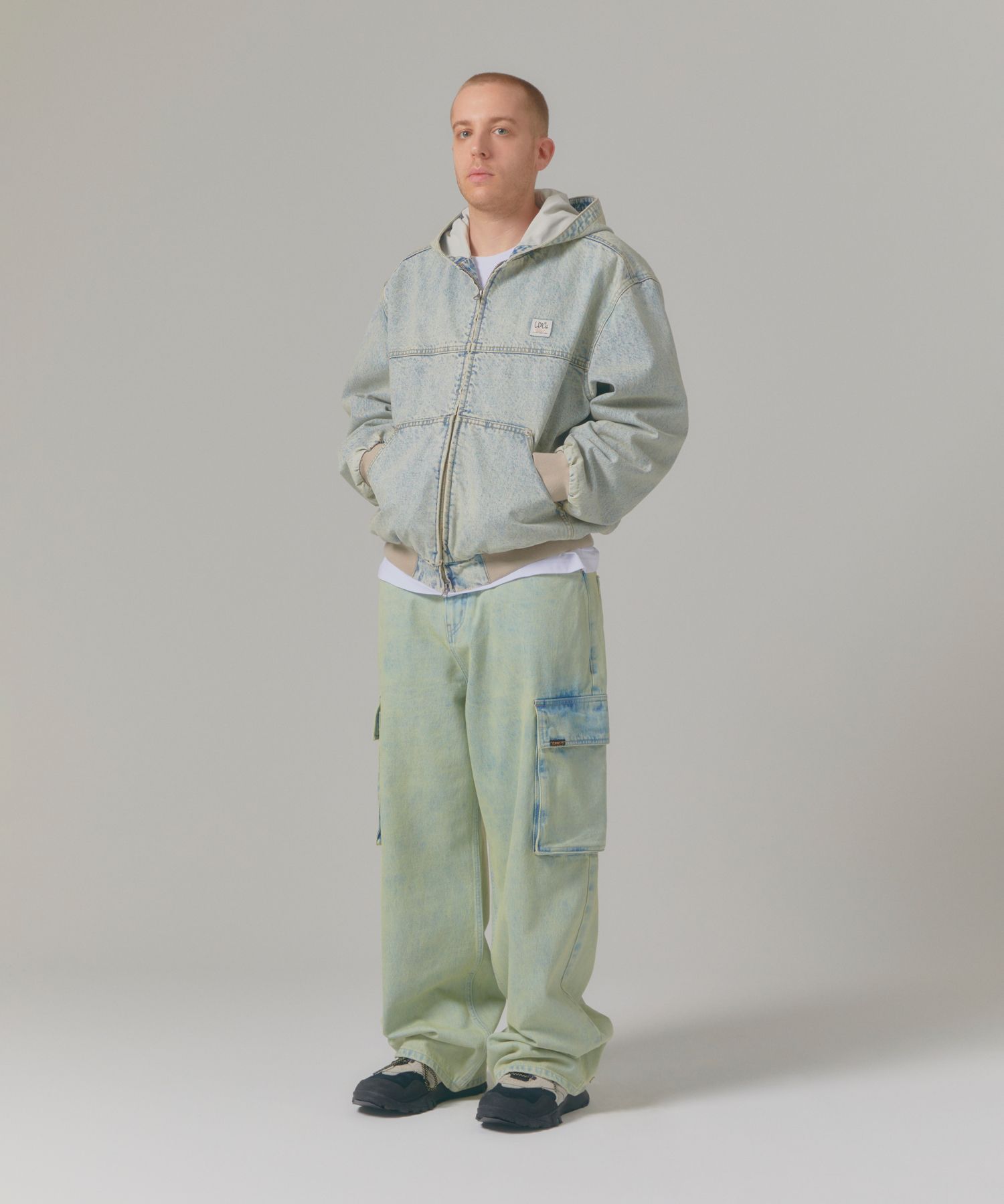 ジャケット LMC DENIM WORK HOODIE JACKET gray 0LM44FJK512GRY MUSINSA | LMC DENIM WORK HOODIE JACKET gray