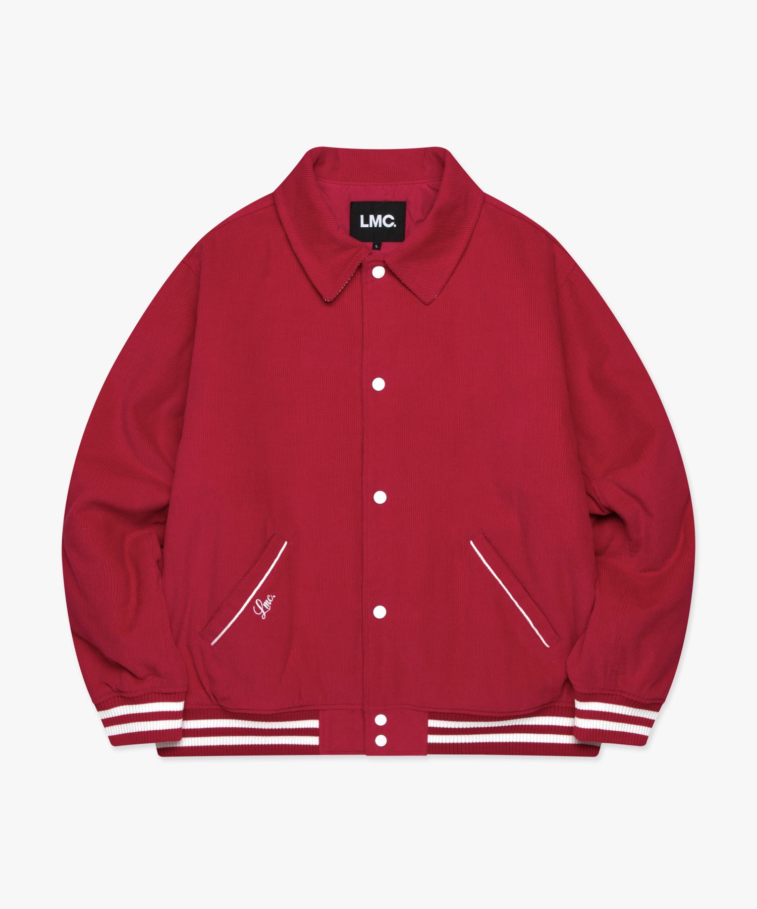 ★24-25FW新作★LMC★CODUROY VARSITY JACKET ☆24-25FW新作☆LMC☆CODUROY VARSITY JACKET