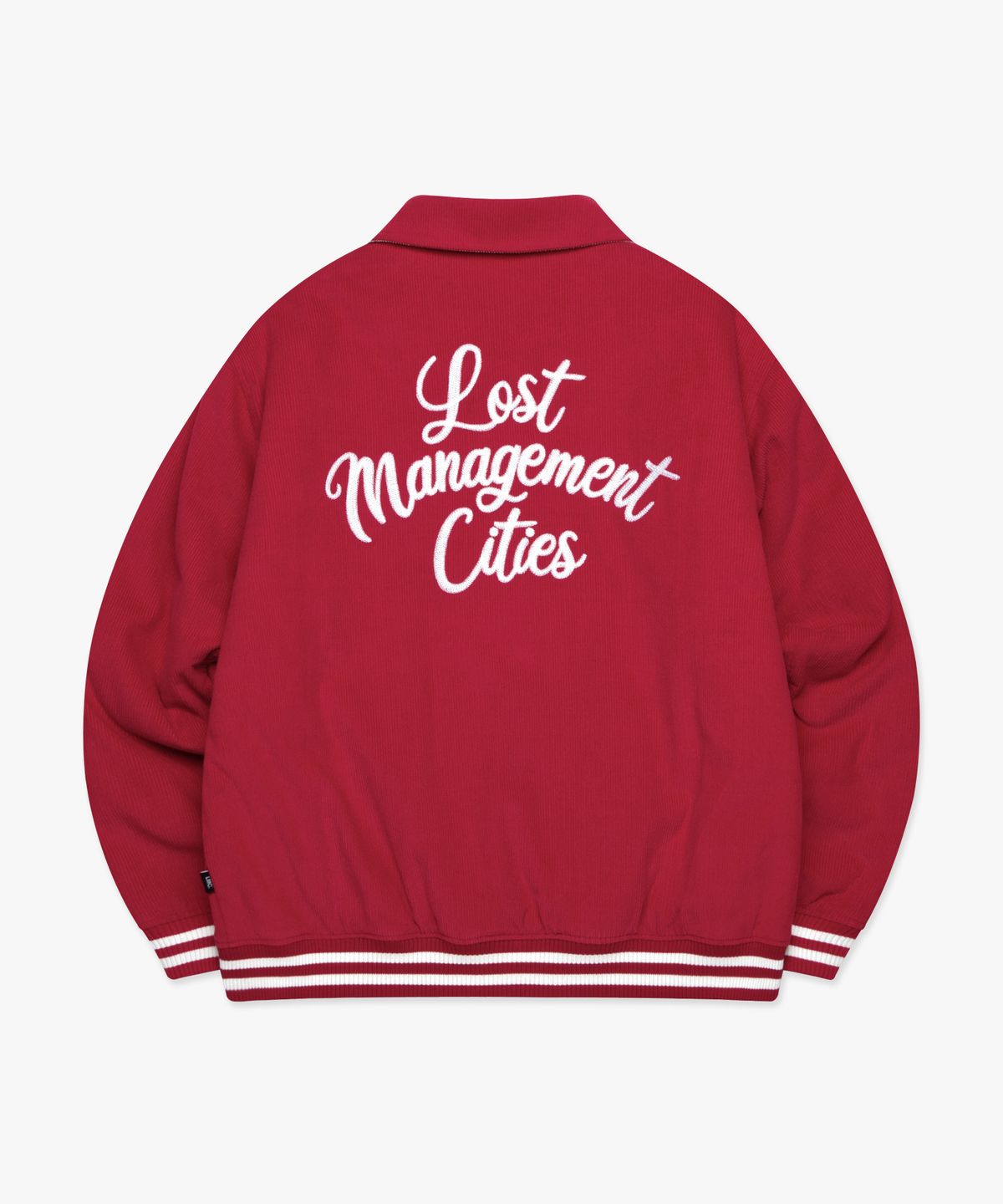 엘엠씨(LMC) CORDUROY VARSITY JACKET red