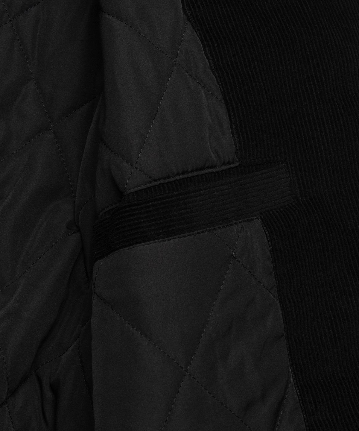 엘엠씨(LMC) CORDUROY VARSITY JACKET black