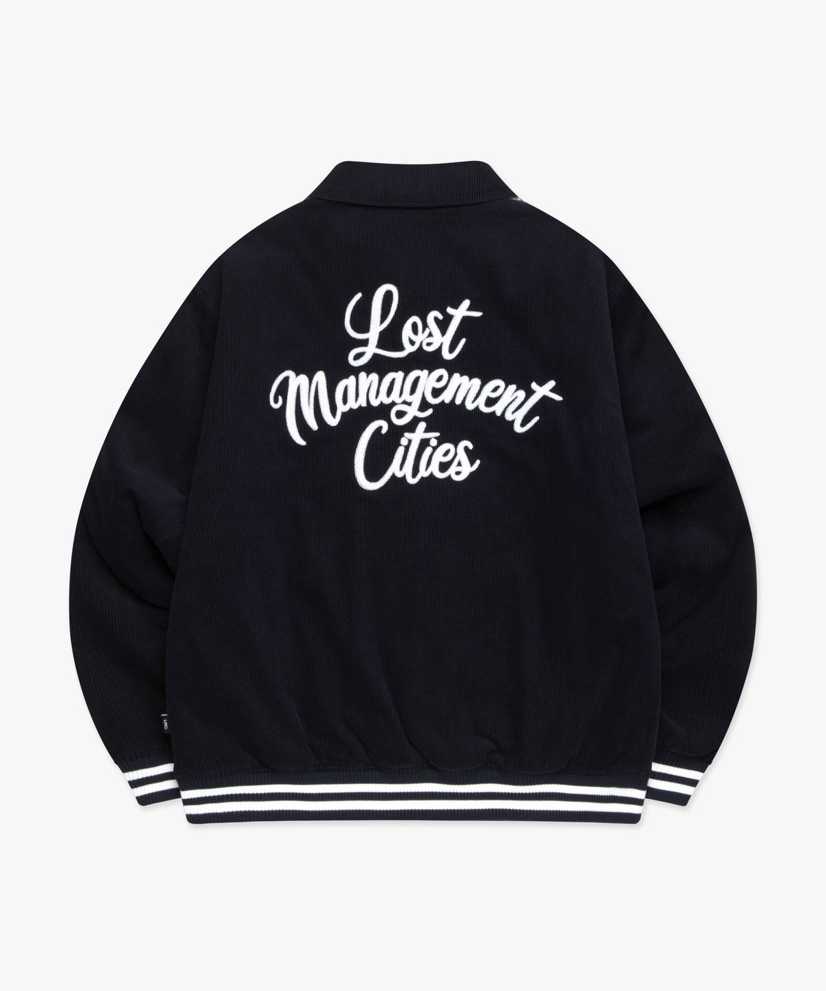 엘엠씨(LMC) CORDUROY VARSITY JACKET navy