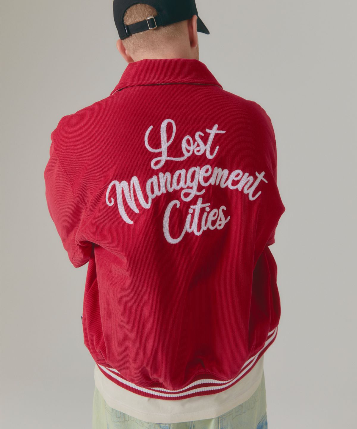 엘엠씨(LMC) CORDUROY VARSITY JACKET navy
