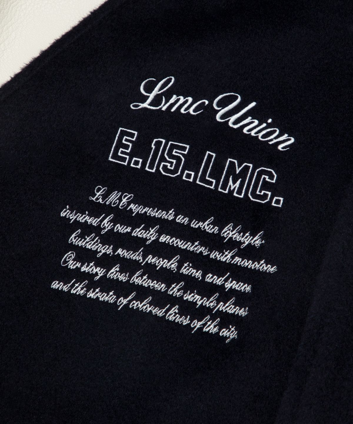엘엠씨(LMC) UNION ANGEL VARSITY JACKET navy