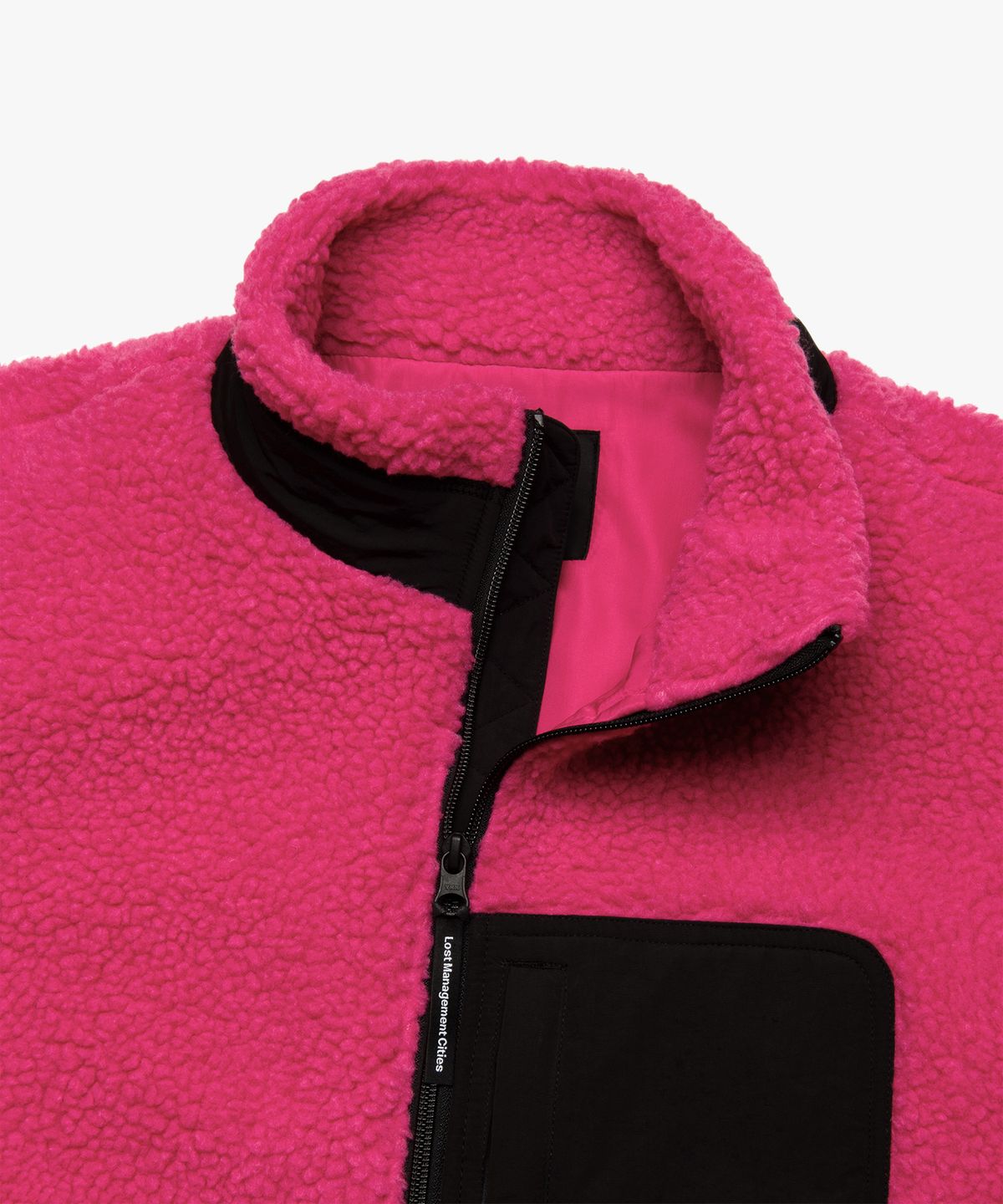 엘엠씨(LMC) SHERPA FLEECE JACKET pink