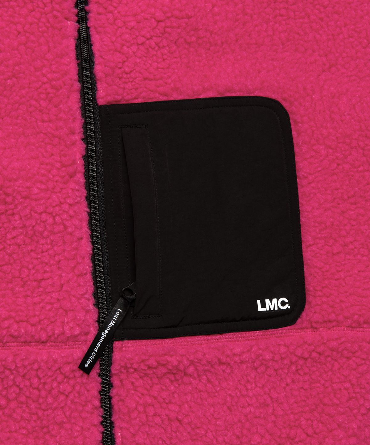 엘엠씨(LMC) SHERPA FLEECE JACKET pink