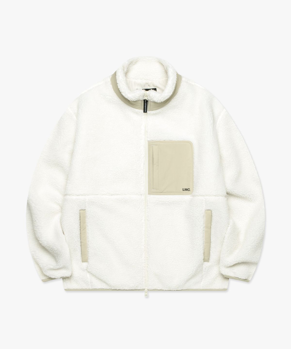 엘엠씨(LMC) SHERPA FLEECE JACKET ivory