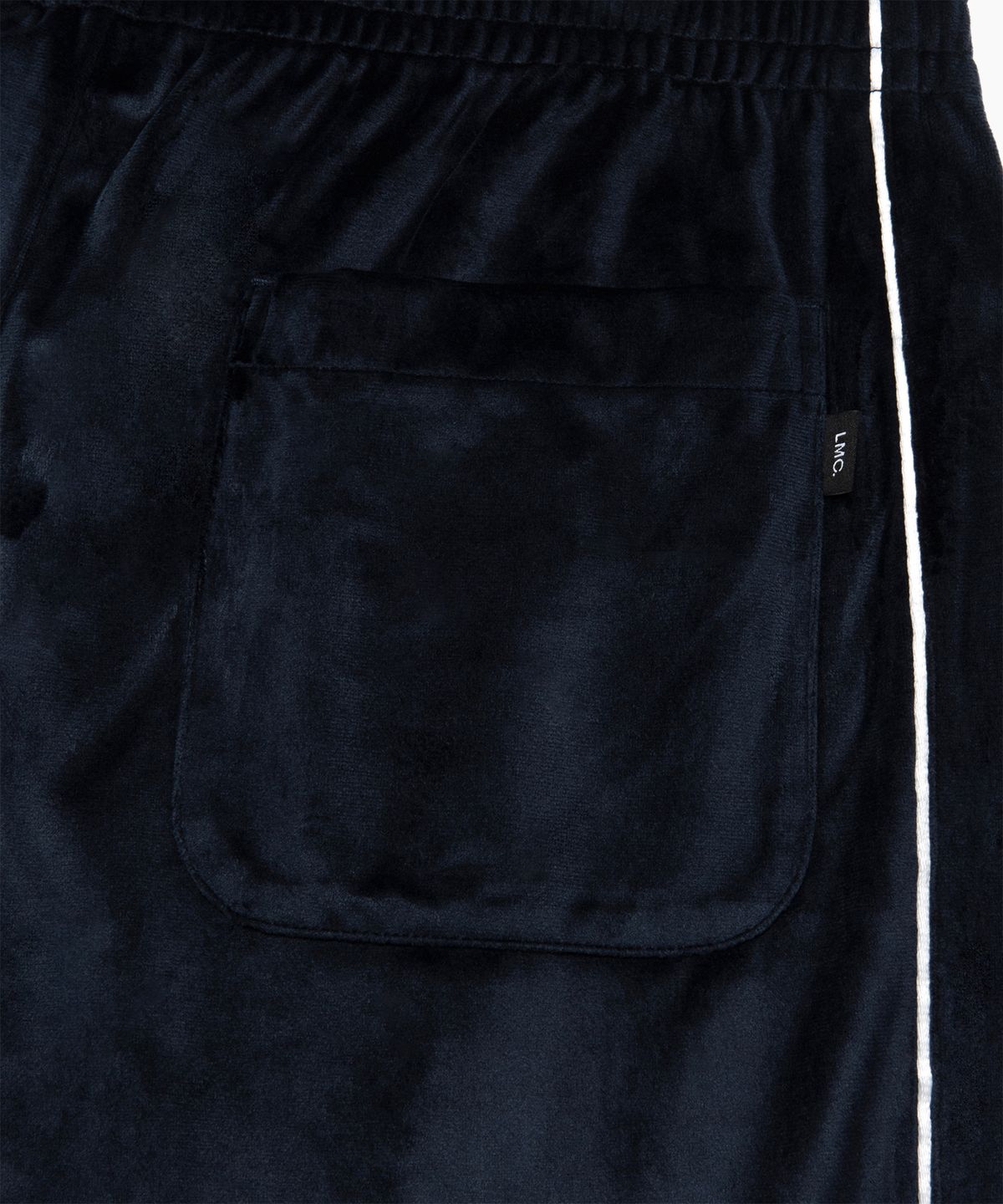 엘엠씨(LMC) VELOUR PIPING PANTS navy