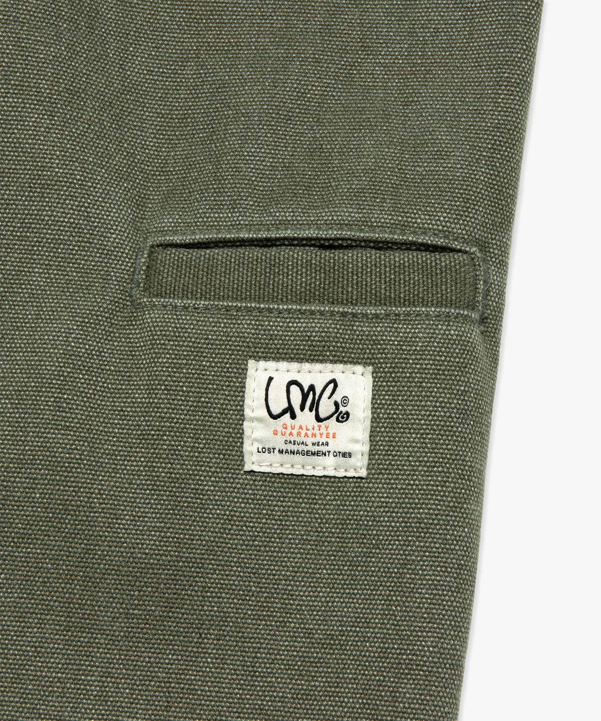 엘엠씨(LMC) WASHED CANVAS WORK EASY PANTS olive