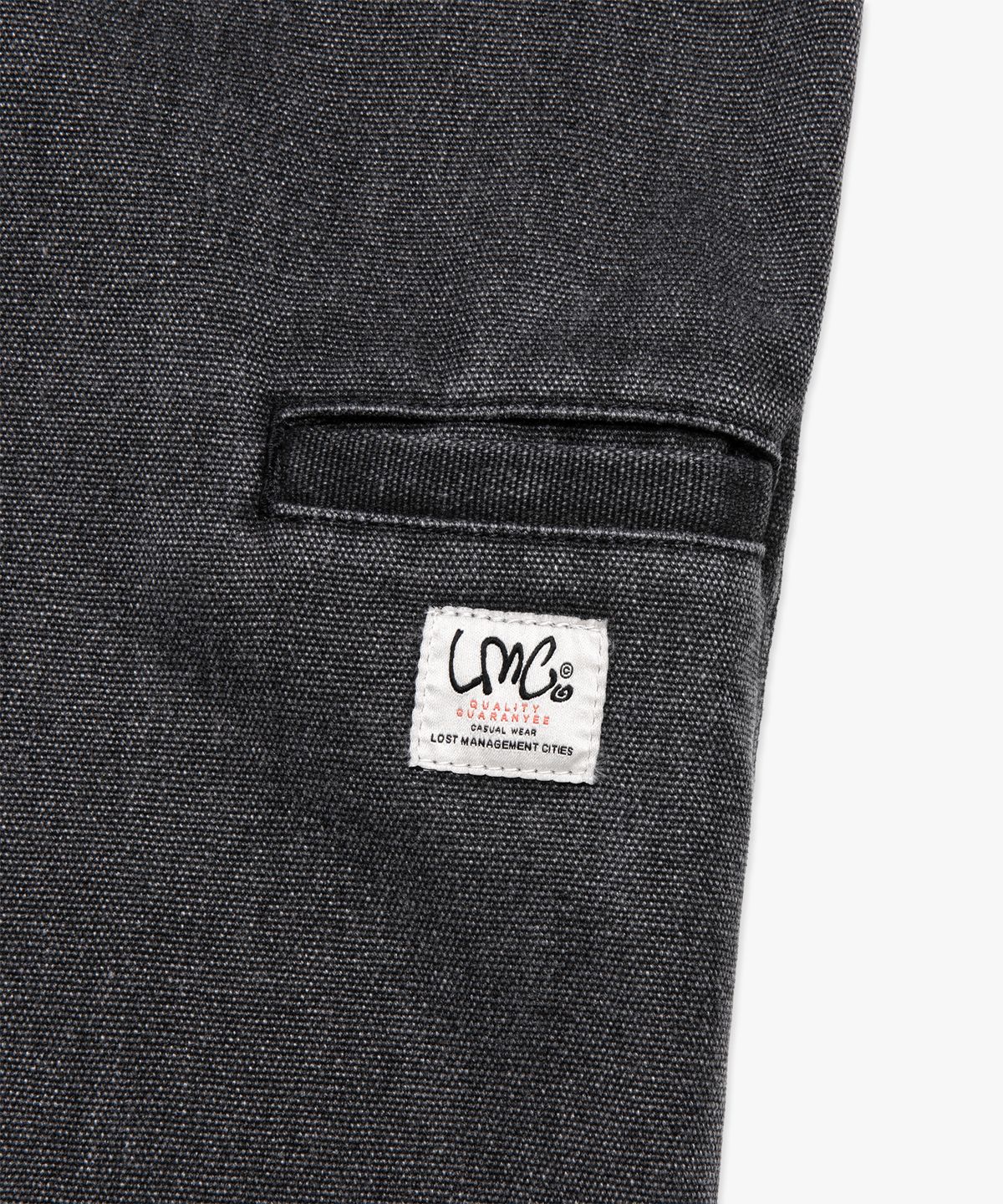 엘엠씨(LMC) WASHED CANVAS WORK EASY PANTS charcoal