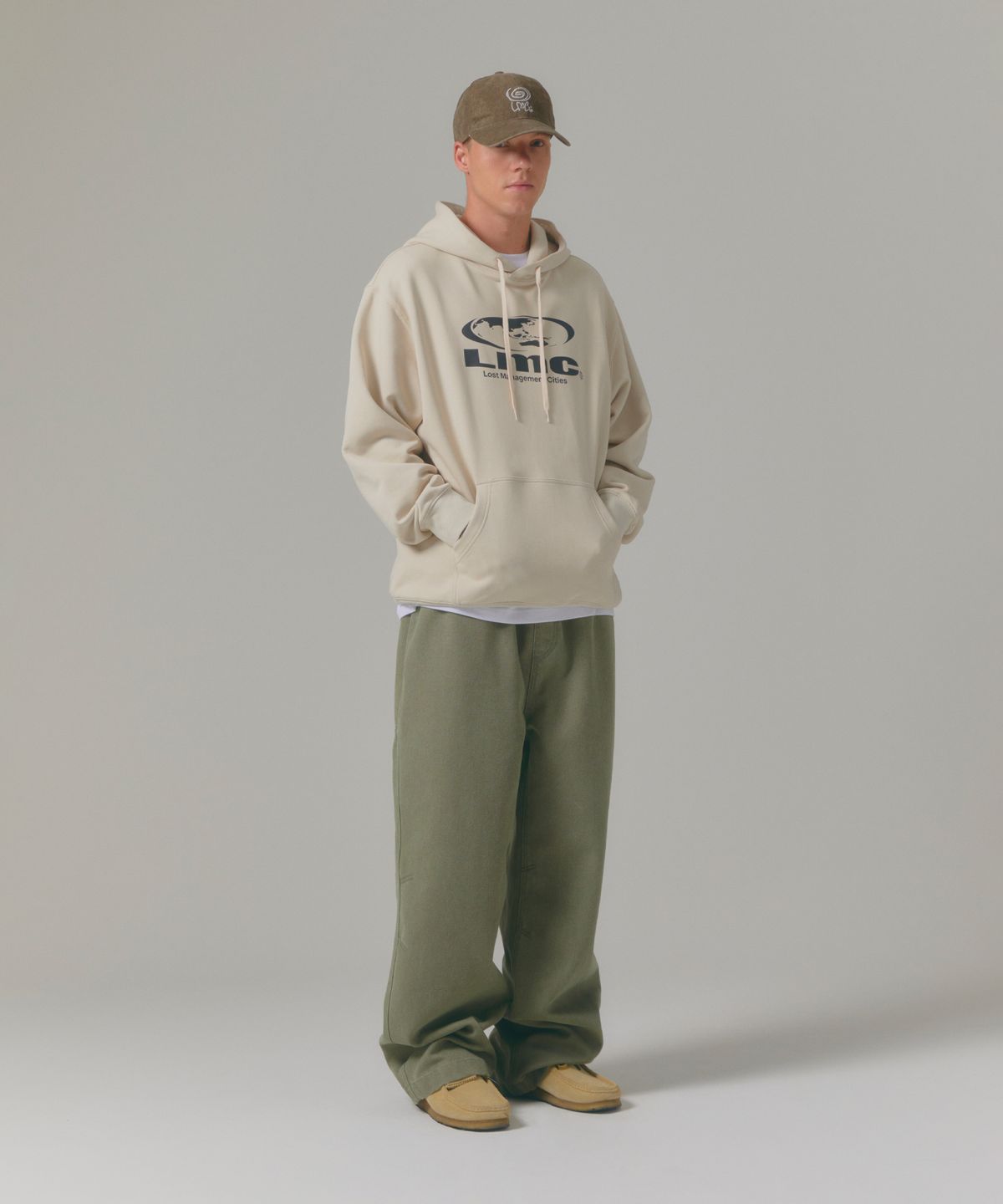 엘엠씨(LMC) WASHED CANVAS WORK EASY PANTS charcoal