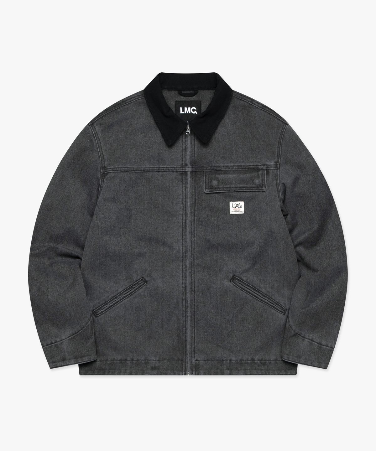 엘엠씨(LMC) WASHED CANVAS WORK JACKET charcoal