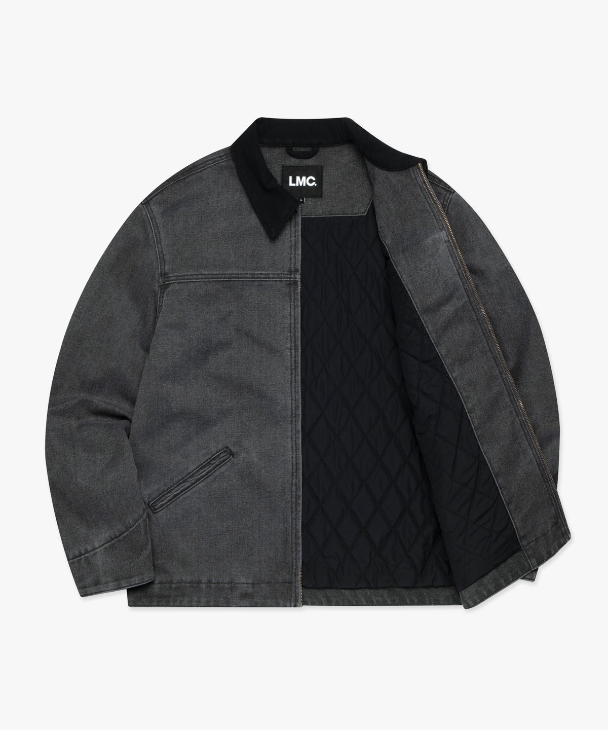 엘엠씨(LMC) WASHED CANVAS WORK JACKET charcoal