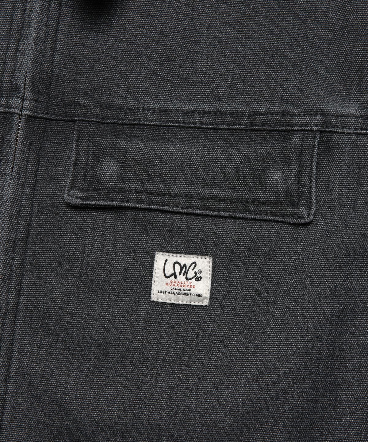 엘엠씨(LMC) WASHED CANVAS WORK JACKET charcoal