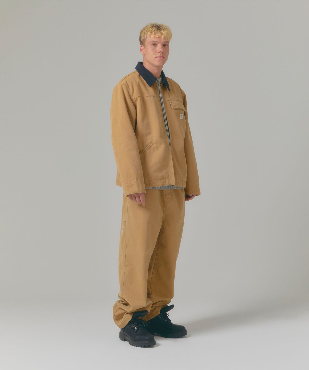 엘엠씨(LMC) WASHED CANVAS WORK JACKET charcoal