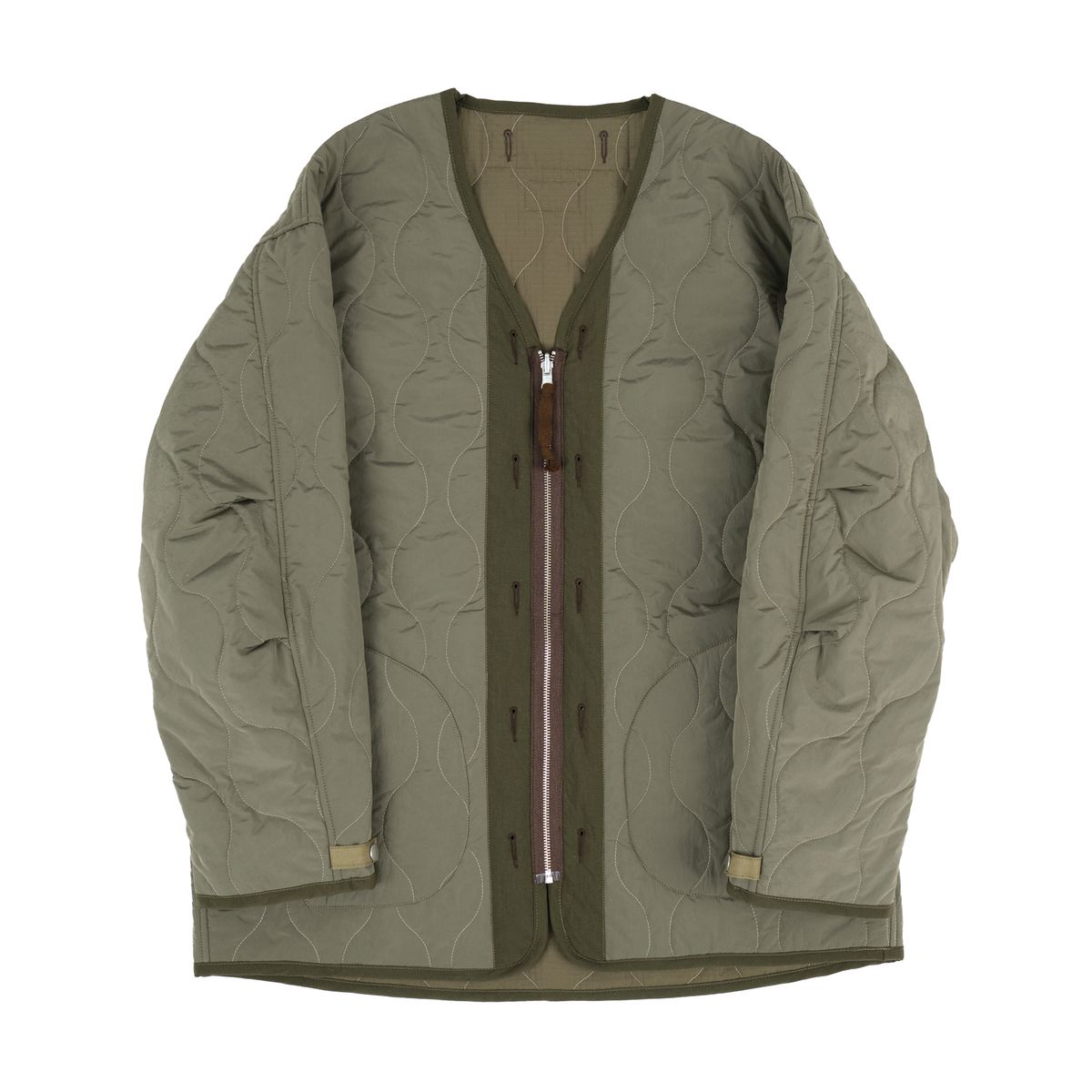 본로우(BONRROW) Reversible Liner Jacket_Ag/Kh