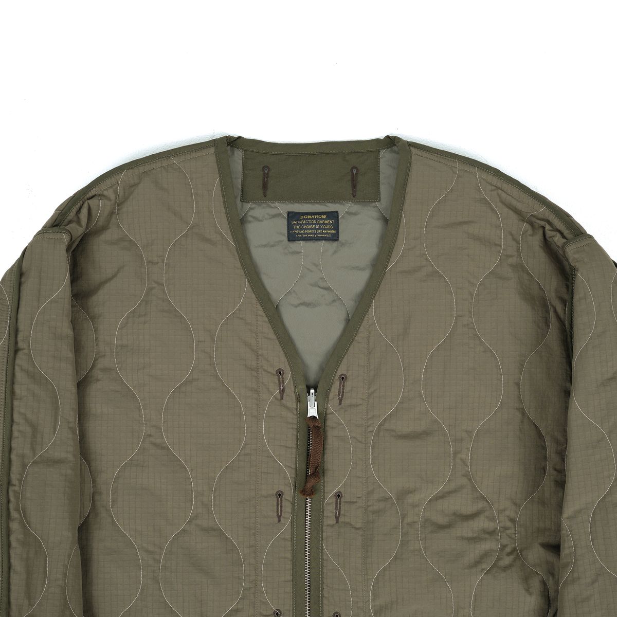 본로우(BONRROW) Reversible Liner Jacket_Ag/Kh