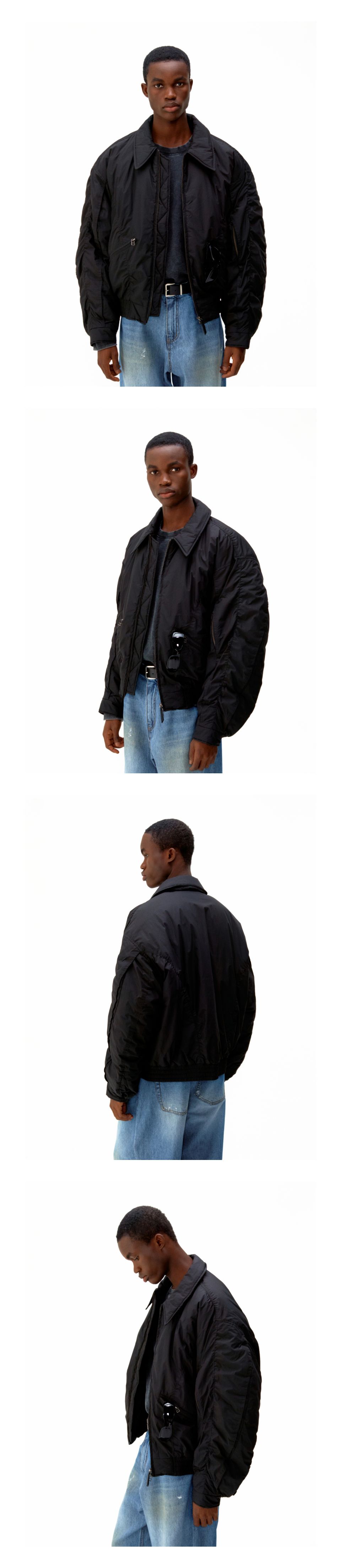 MUSINSA公式 | COOR Puff Flight MA-1 (Black)