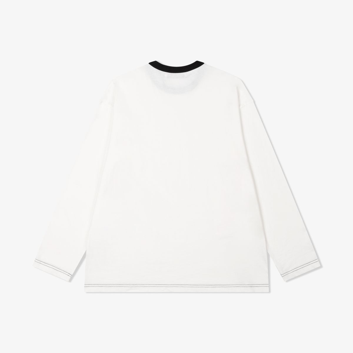 하프시코드(HARPSICHORD) Layer T-shirt (Black/White)