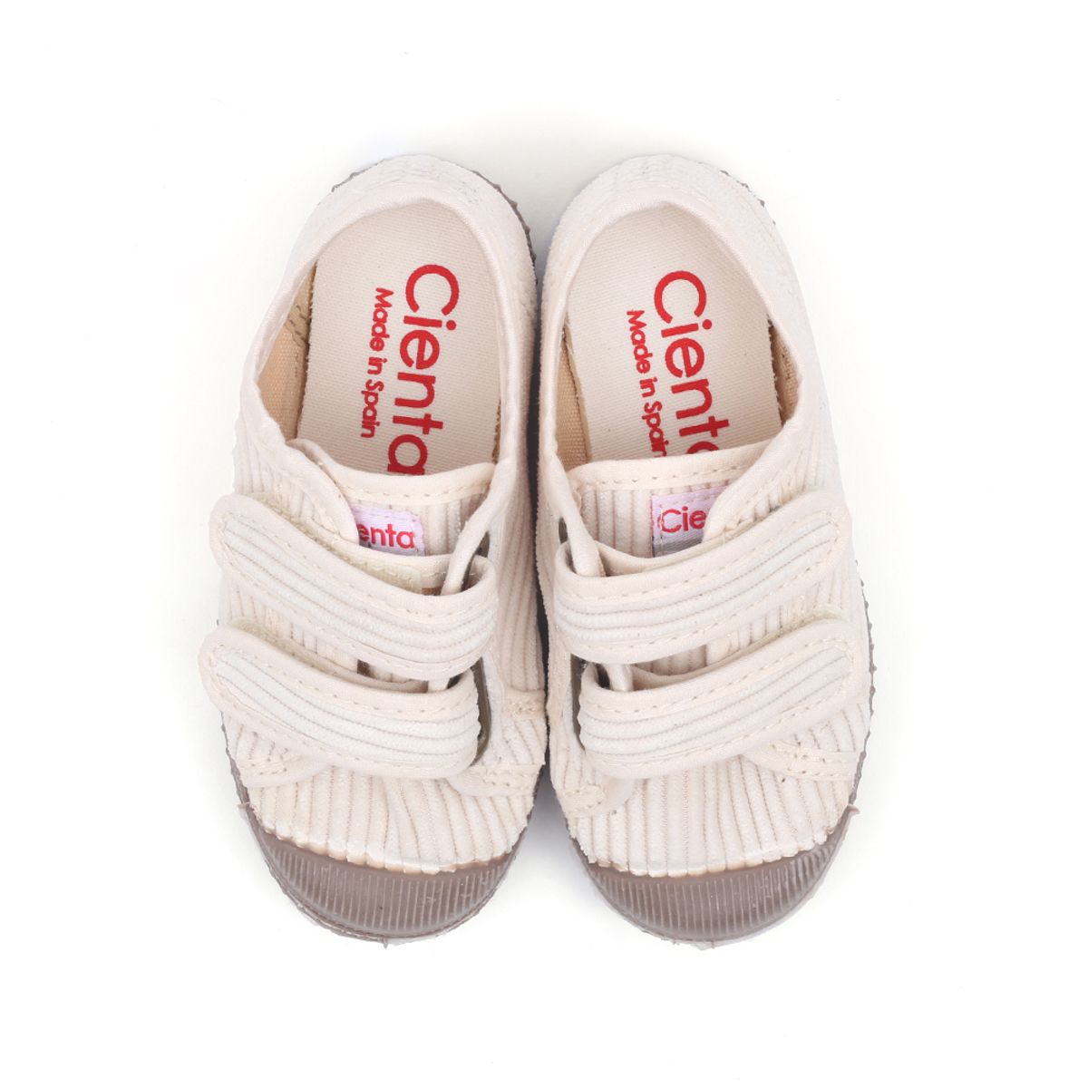 씨엔타 키즈(CIENTA KIDS) 잉글레스 벨크로 코듀로이 아이보리