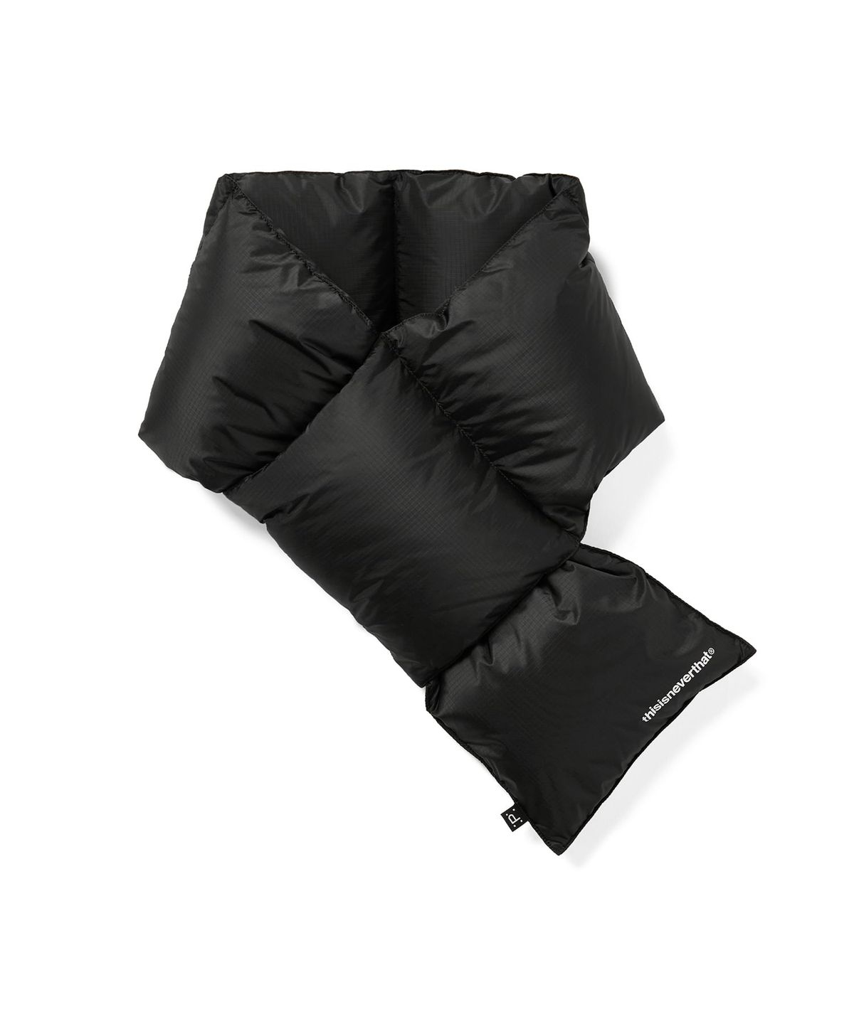 디스이즈네버댓(THISISNEVERTHAT) PERTEX® T Down Scarf Black