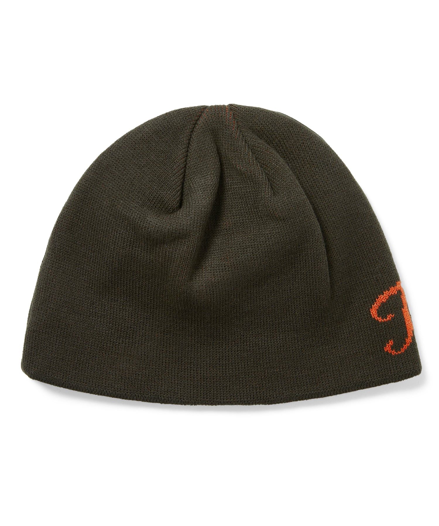 MUSINSA公式 | thisisneverthat Script Logo No Cuff Beanie Olive