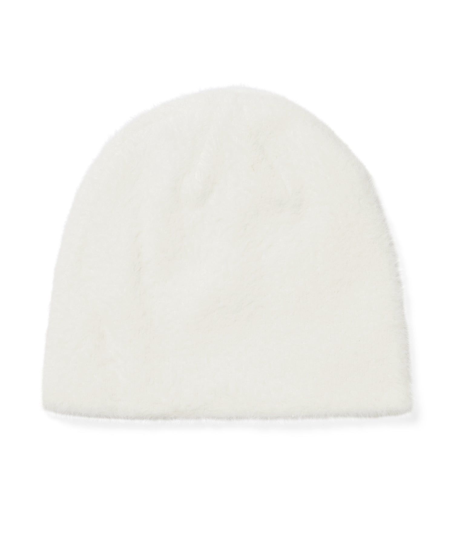 MUSINSA | thisisneverthat (FW24) Shaggy No Cuff Beanie Off White