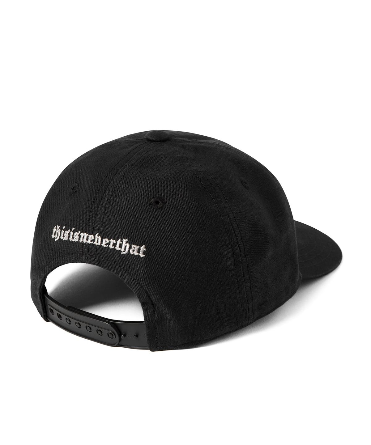 디스이즈네버댓(THISISNEVERTHAT) Washed Fortuna N-Logo Cap Black