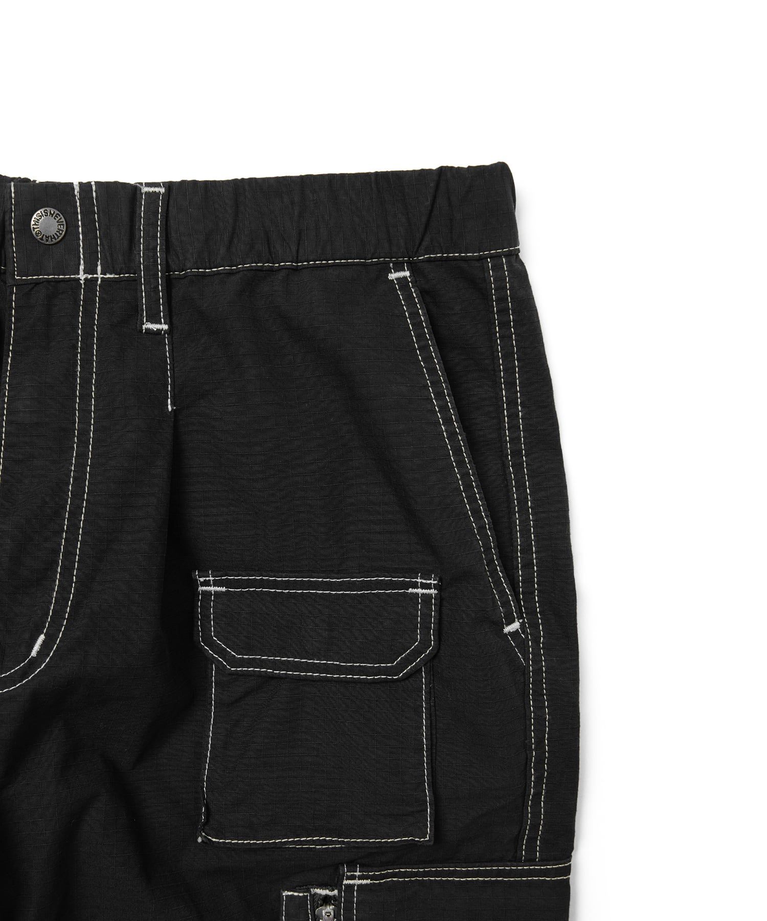 MUSINSA | thisisneverthat® Crazy Multi Zip Pant - Black