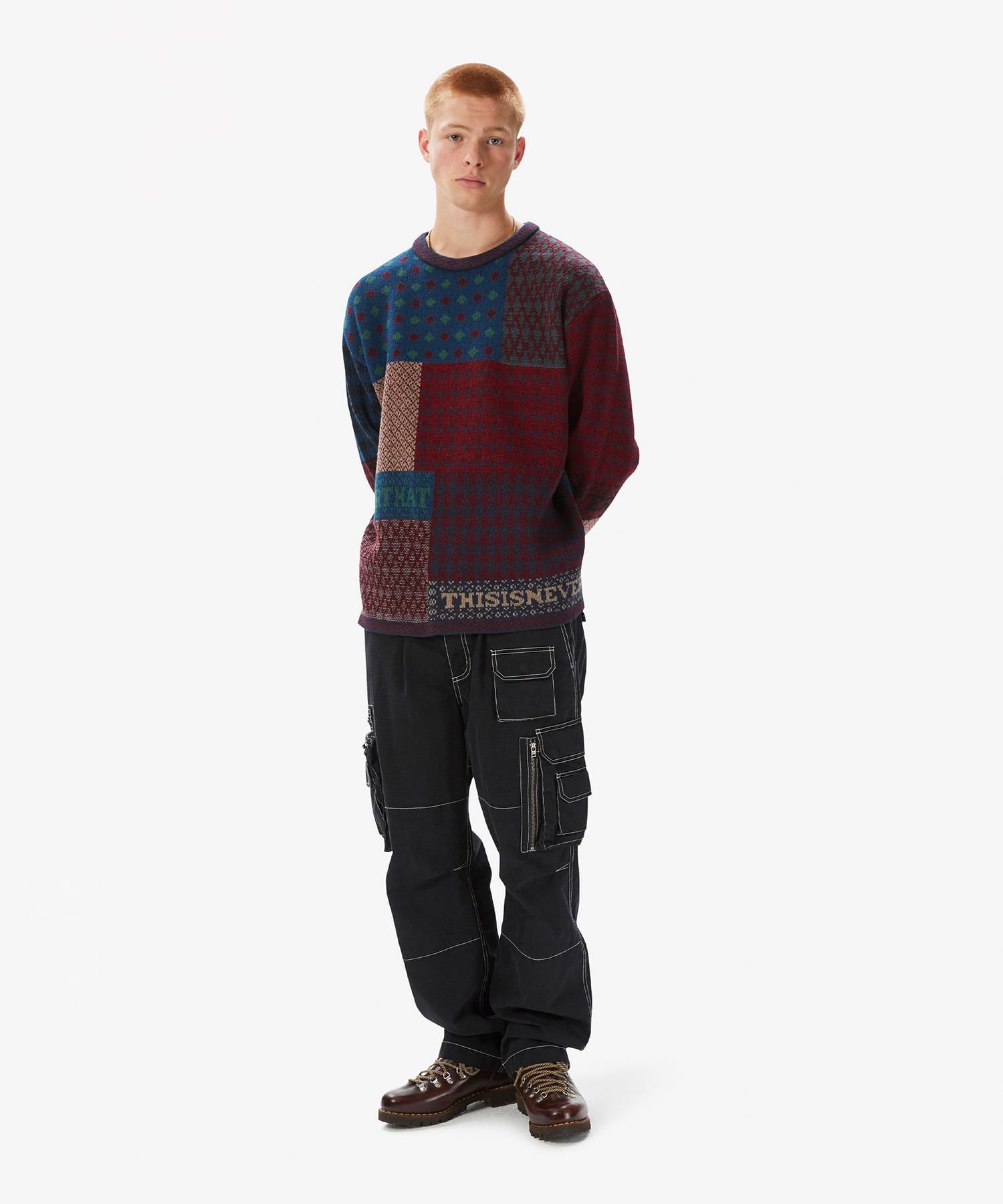 MUSINSA | thisisneverthat® Crazy Multi Zip Pant - Black