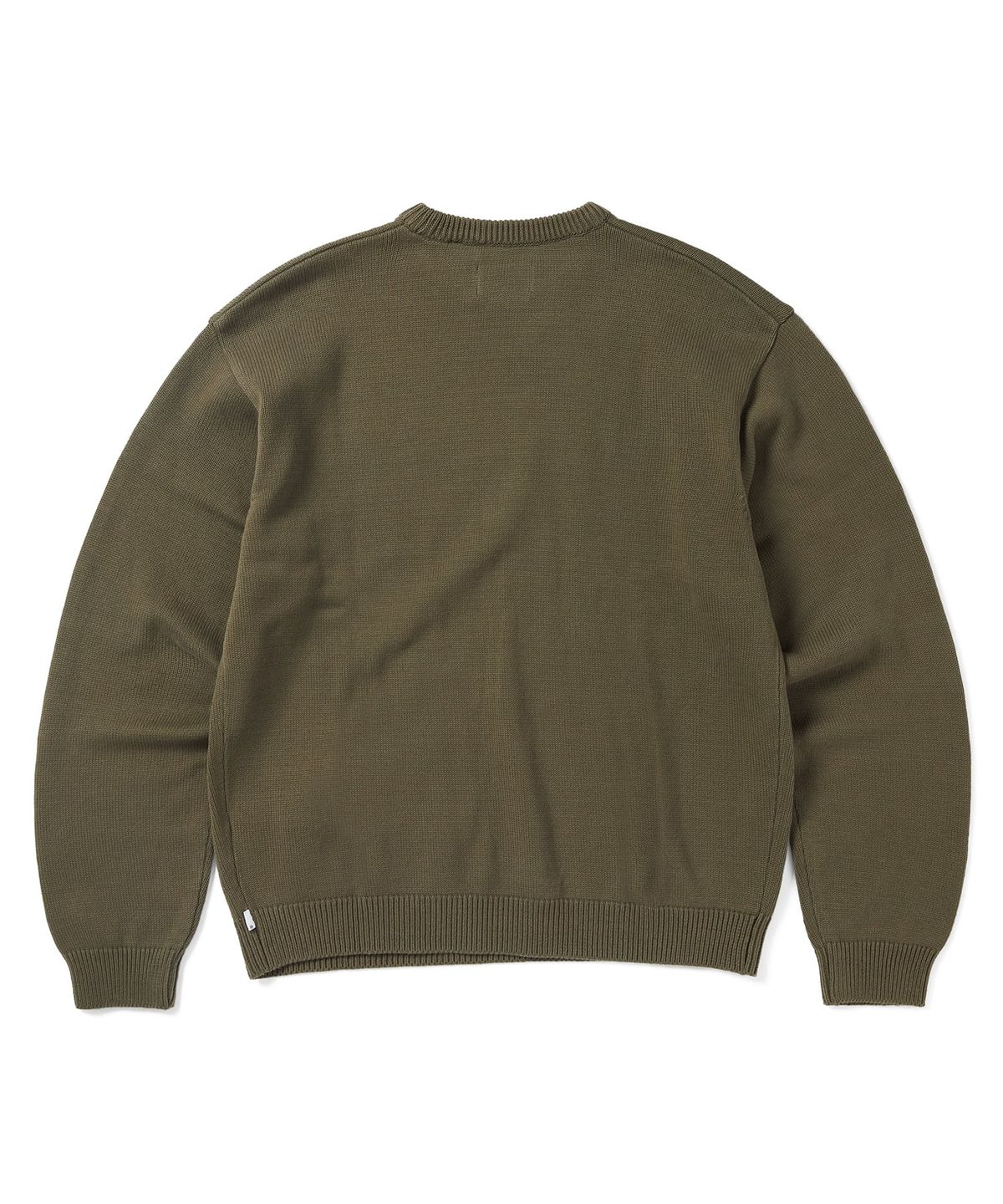 디스이즈네버댓(THISISNEVERTHAT) Fortuna N-Logo Sweater Olive
