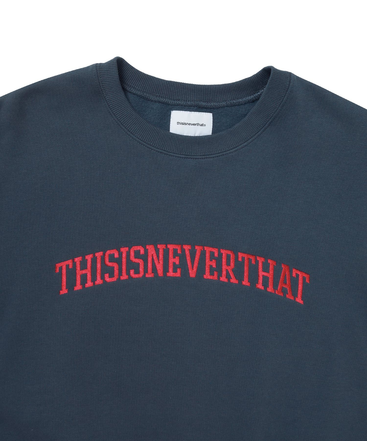 【THISISNEVERTHAT】Arch-Logo Crewneck Deep Water MUSINSA | thisisneverthat® Arch-Logo Crewneck Deep Water